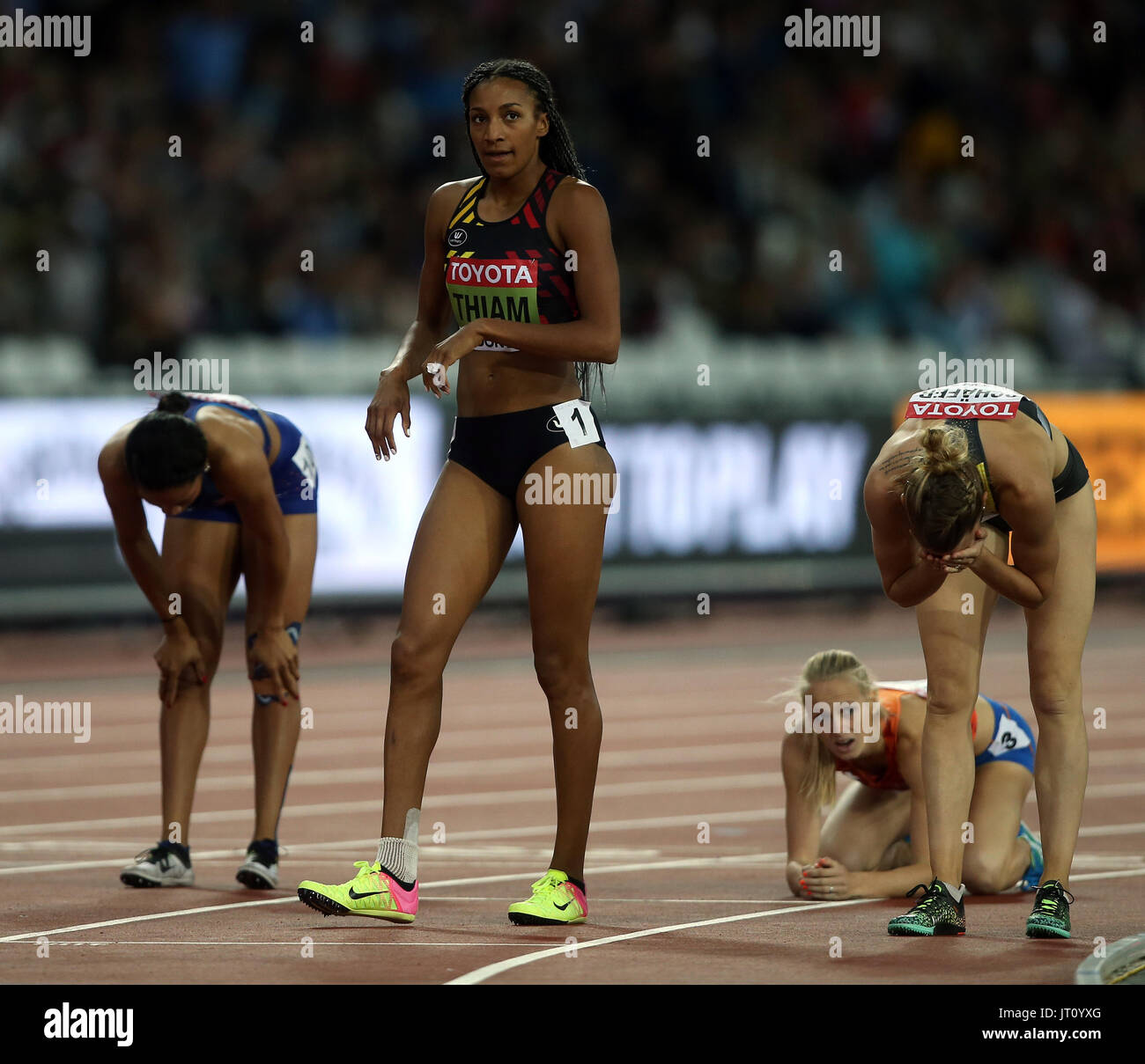 Nafissatou Thiam 800 Metres, Heptathlon World Athletics Championships