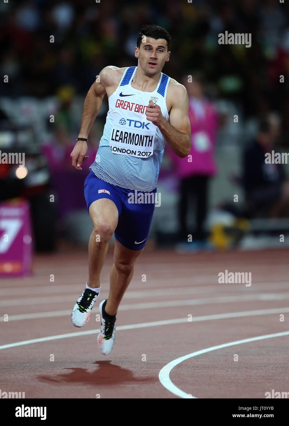 Guy Learmonth 800 Metres World Athletics Championships 2017 London Stam, London, England 06 August 2017 Credit: Allstar Picture Library/Alamy Live News Stock Photo