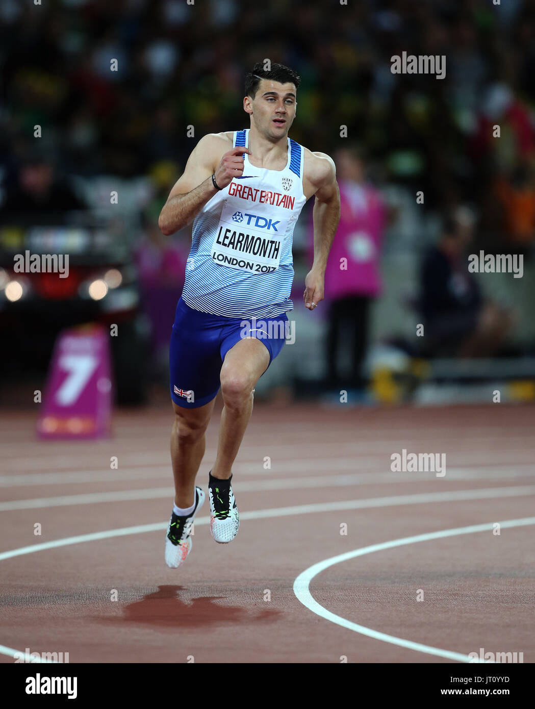 Guy Learmonth 800 Metres World Athletics Championships 2017 London Stam, London, England 06 August 2017 Credit: Allstar Picture Library/Alamy Live News Stock Photo