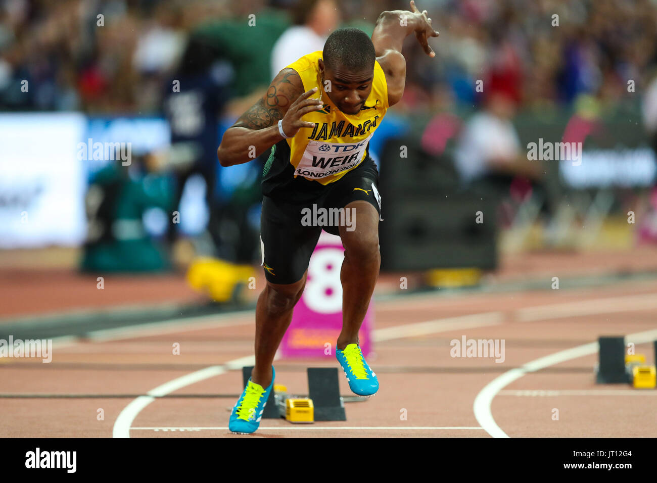 London, UK. 07th Aug, 2017. London, 2017 August 07. Warren Weir