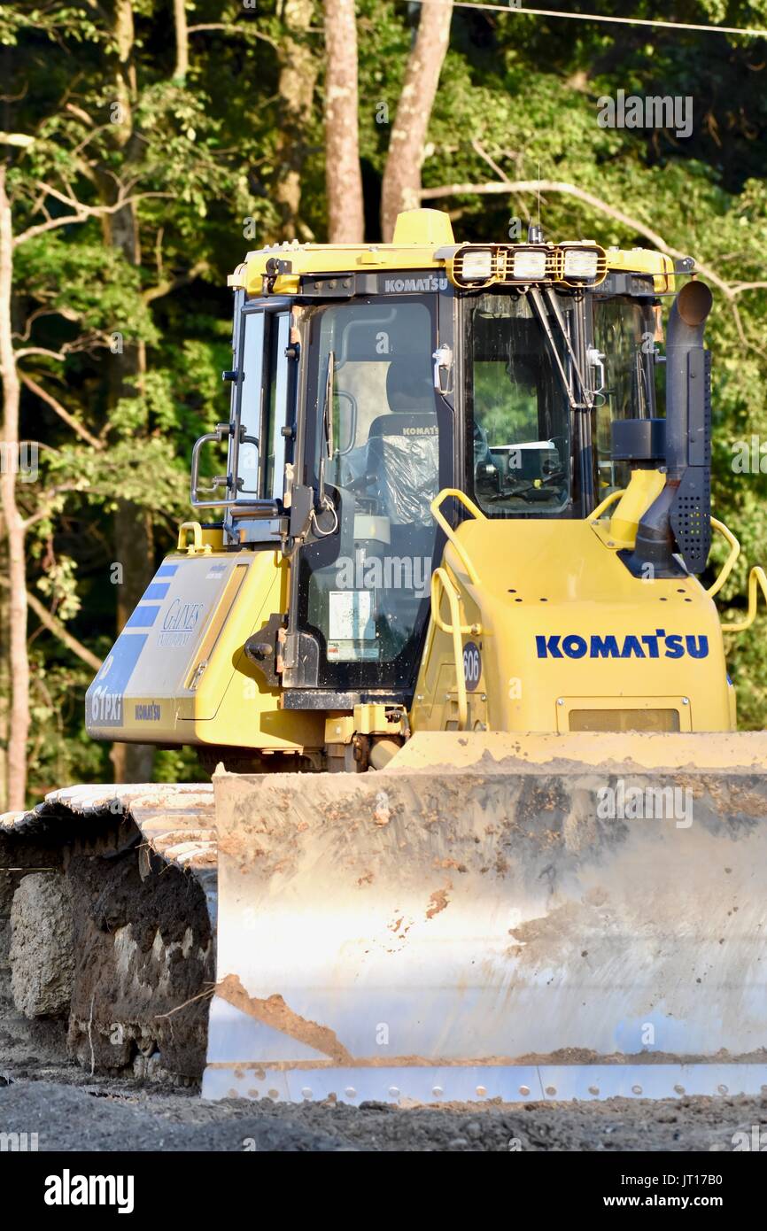 Komatsu bulldozer Stock Photo