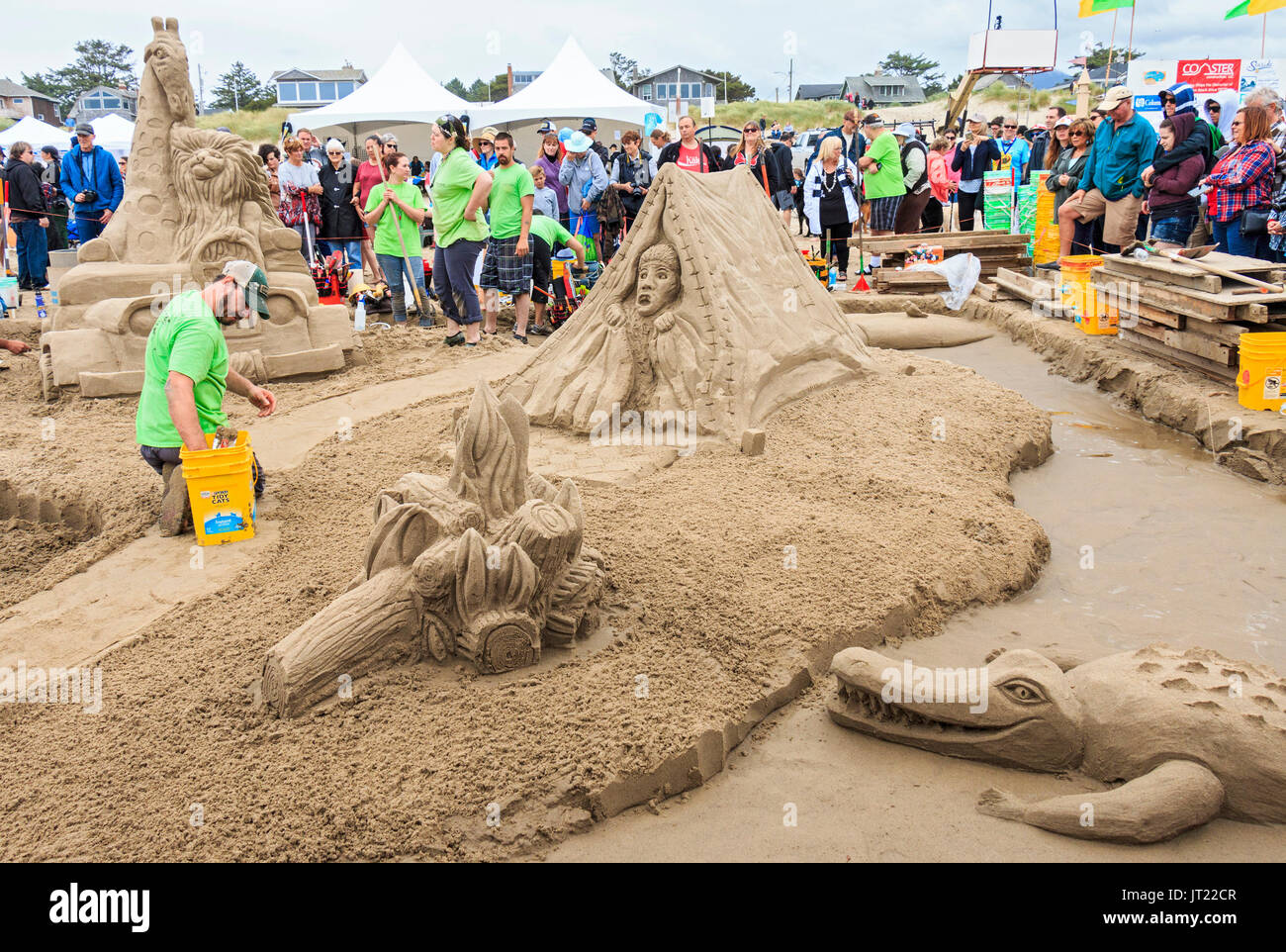 Sand Castle Competition Stock Photos & Sand Castle Competition Stock