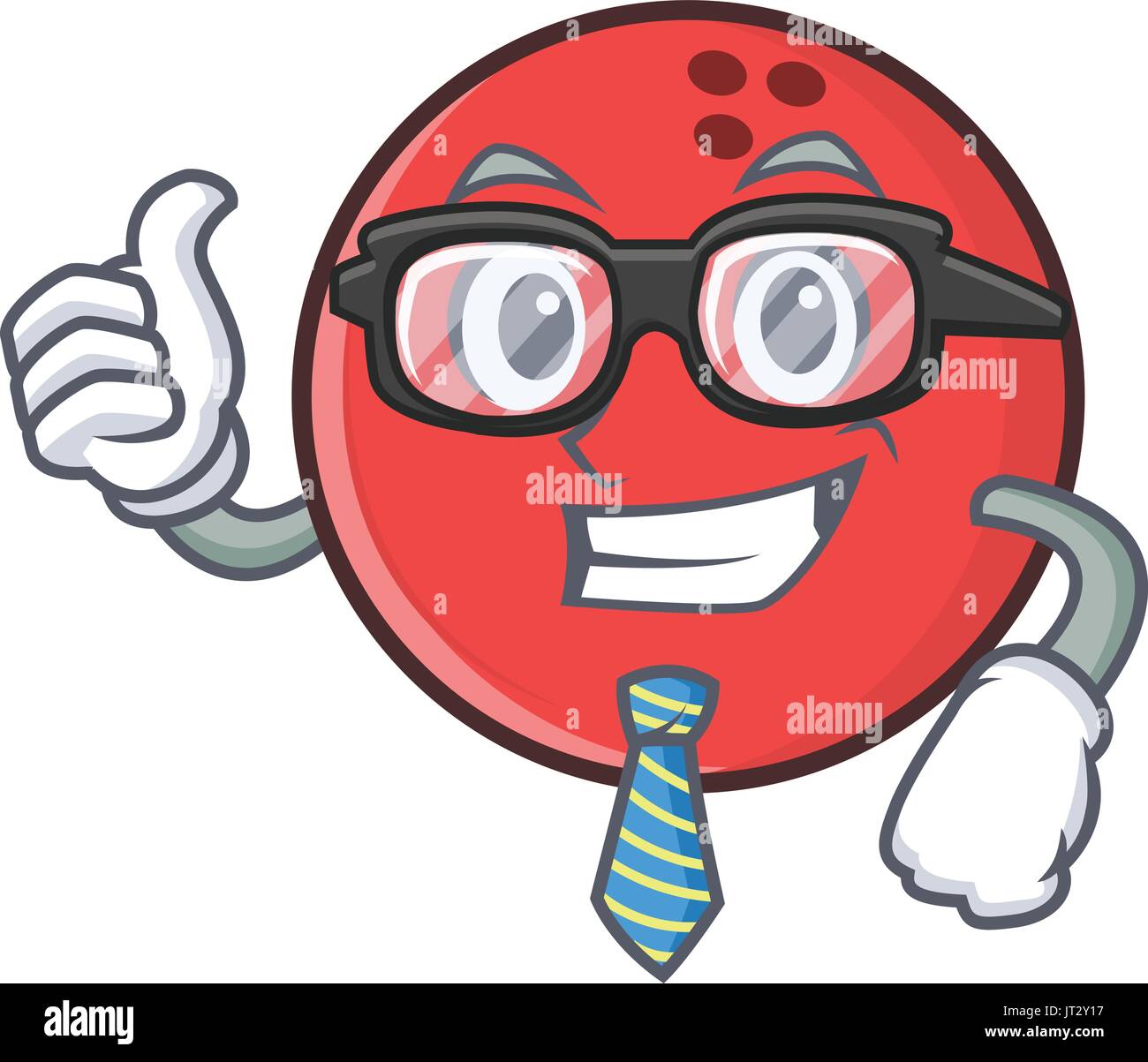 Businessman bowling ball character cartoon vector illustration Stock Vector Image & Art Alamy