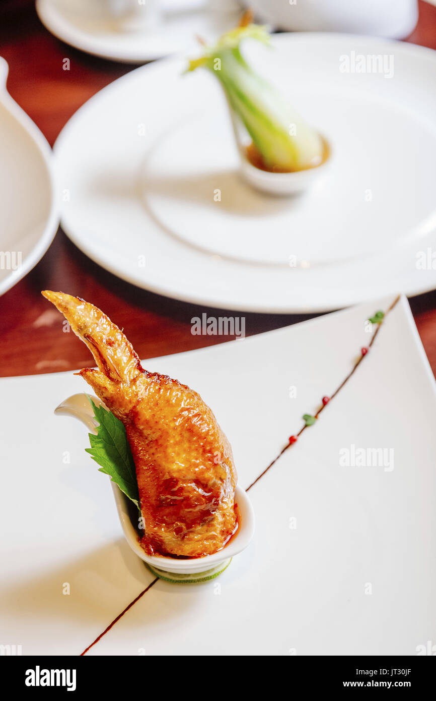 Glutinous rice Chicken wings Stock Photo Alamy