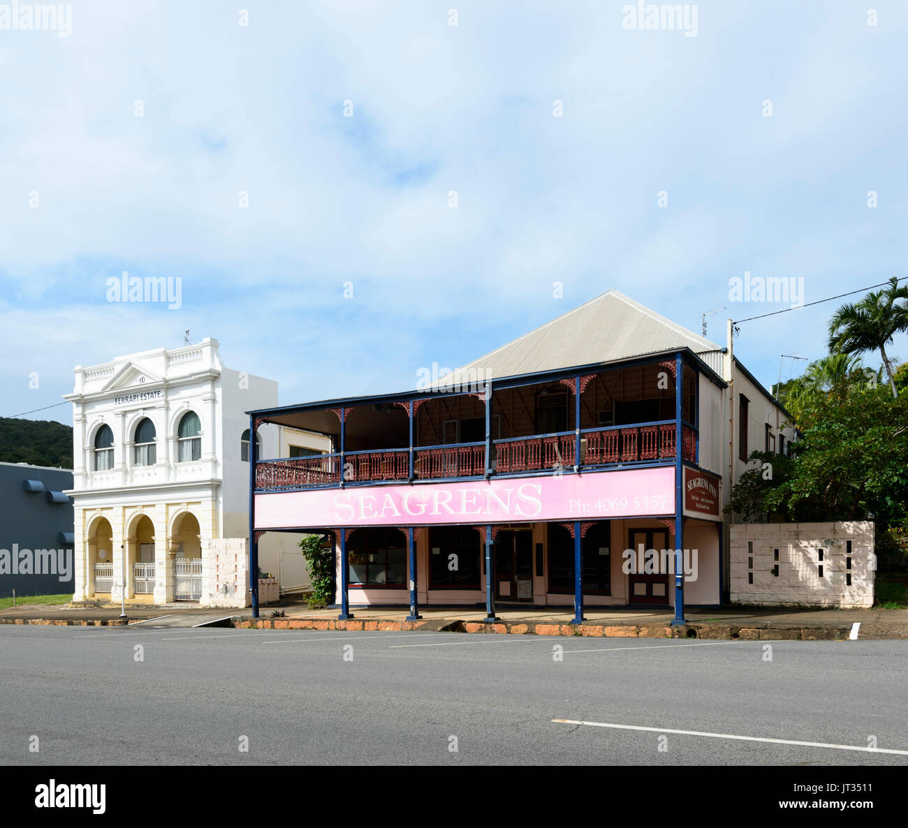 Historic Seagren's Building, Charlotte Street, Cooktown, Far North Queensland, FNQ, QLD, Australia Stock Photo