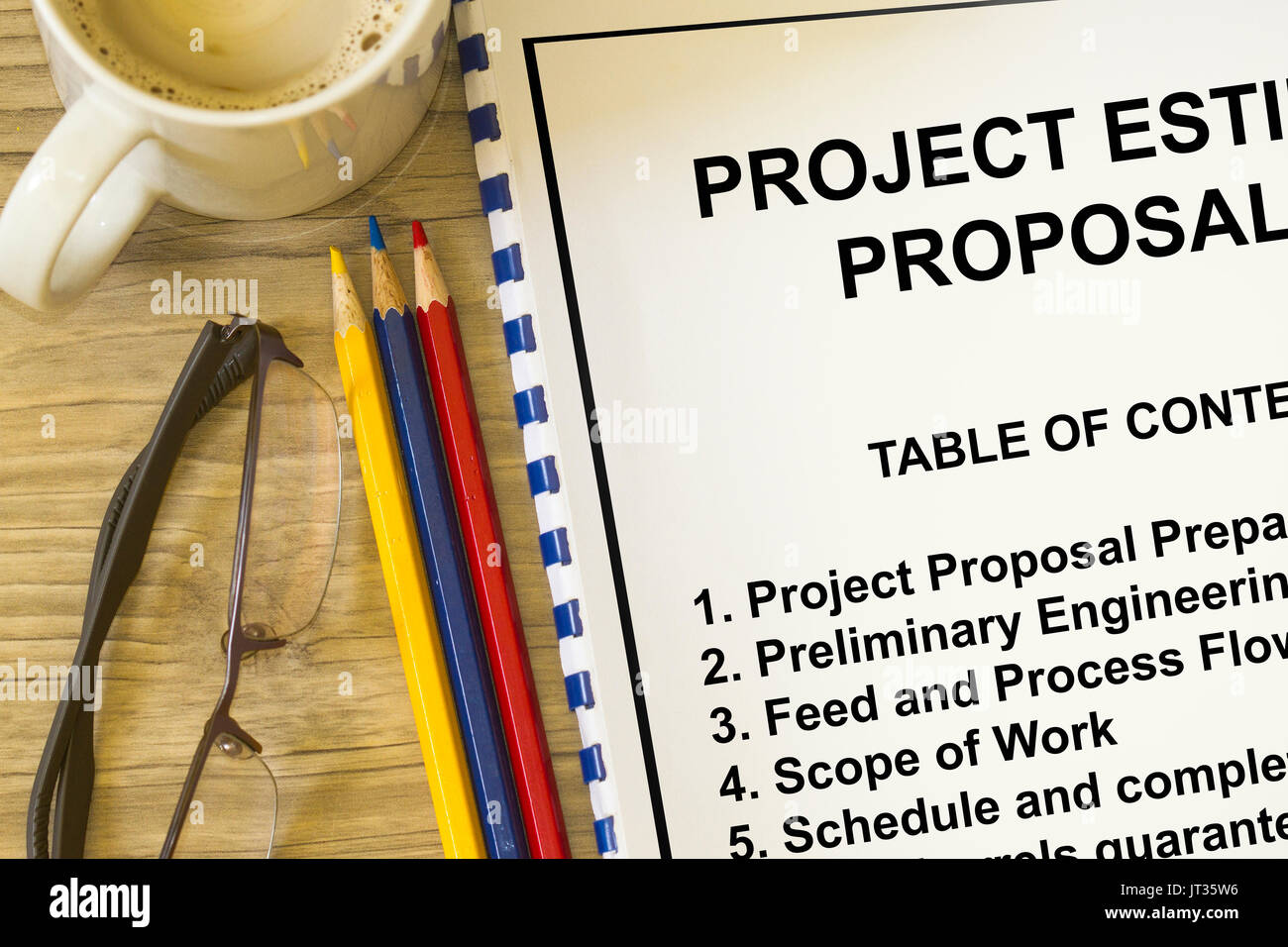 Proposal cover hi-res stock photography and images - Alamy