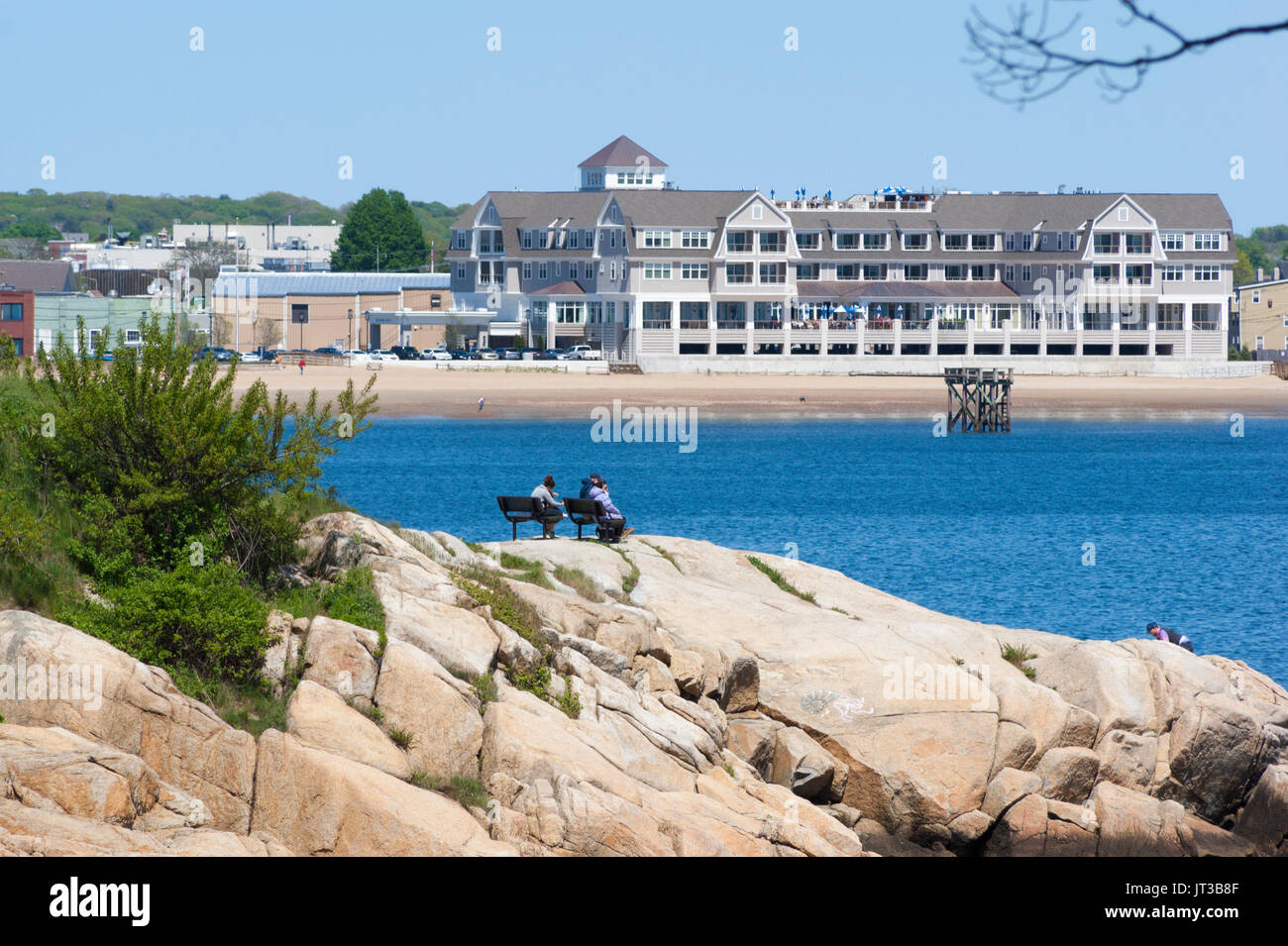 The Gloucester city waterfront viewed from the Stage Fork Park