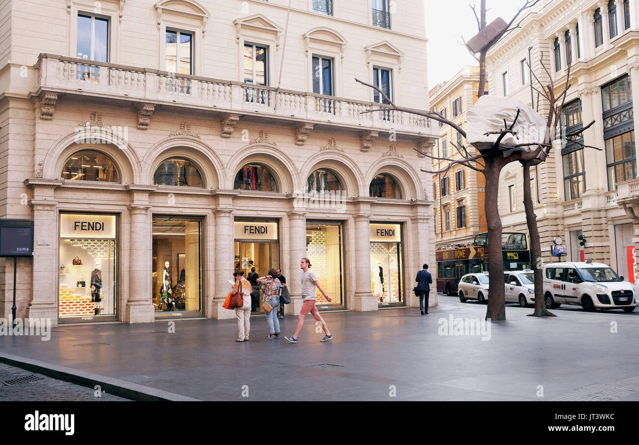Fendi store rome hi-res stock photography and images - Alamy