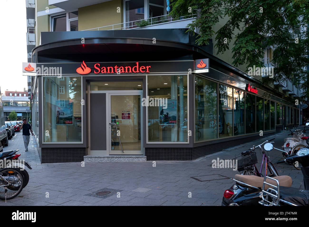 Santander Bank, München, Germany Stock Photo