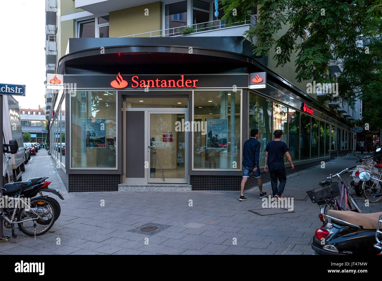 Santander Bank, München, Germany Stock Photo