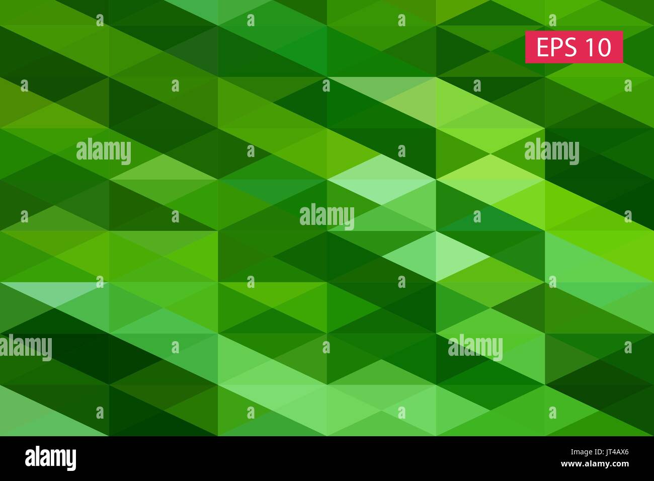 Green abstract geometric background, vector from polygons, triangle ...