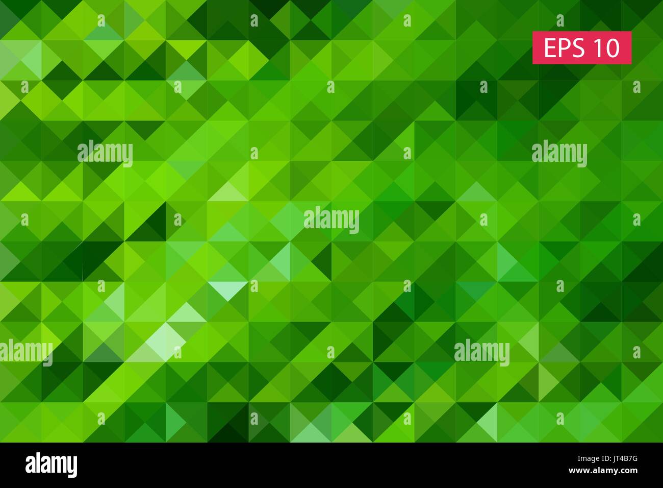 Green abstract geometric background, vector from polygons, triangle ...