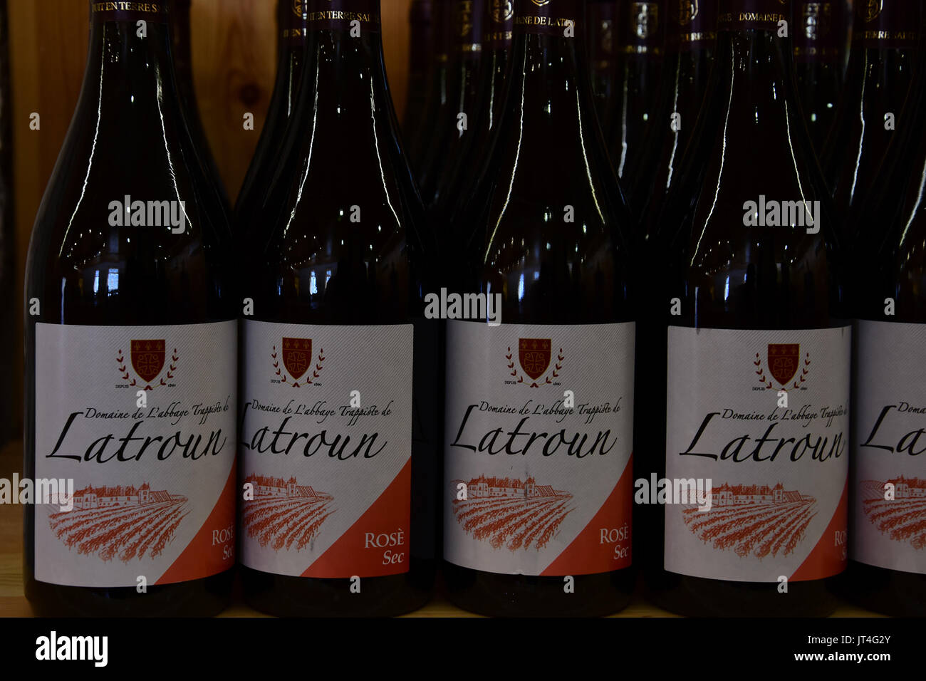 Latroun wine Stock Photo