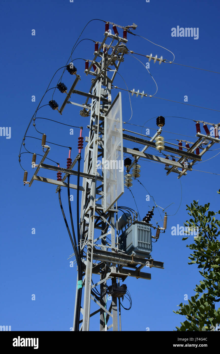 transformer in israel Stock Photo