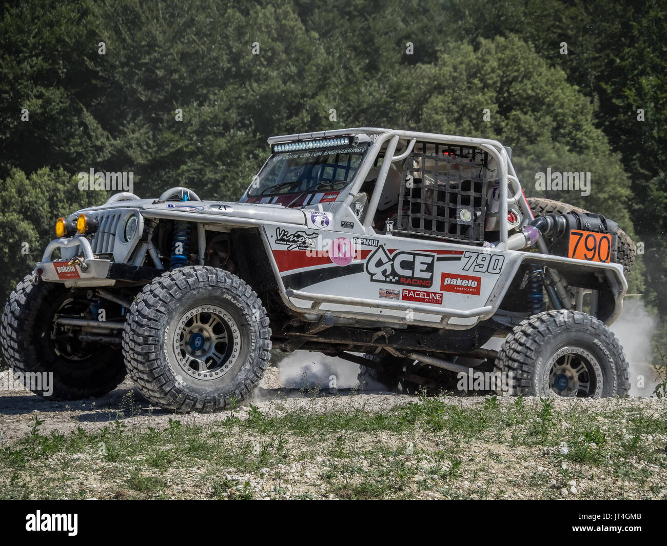 Off road arena action Goodwood festival of speed 2017 Stock Photo
