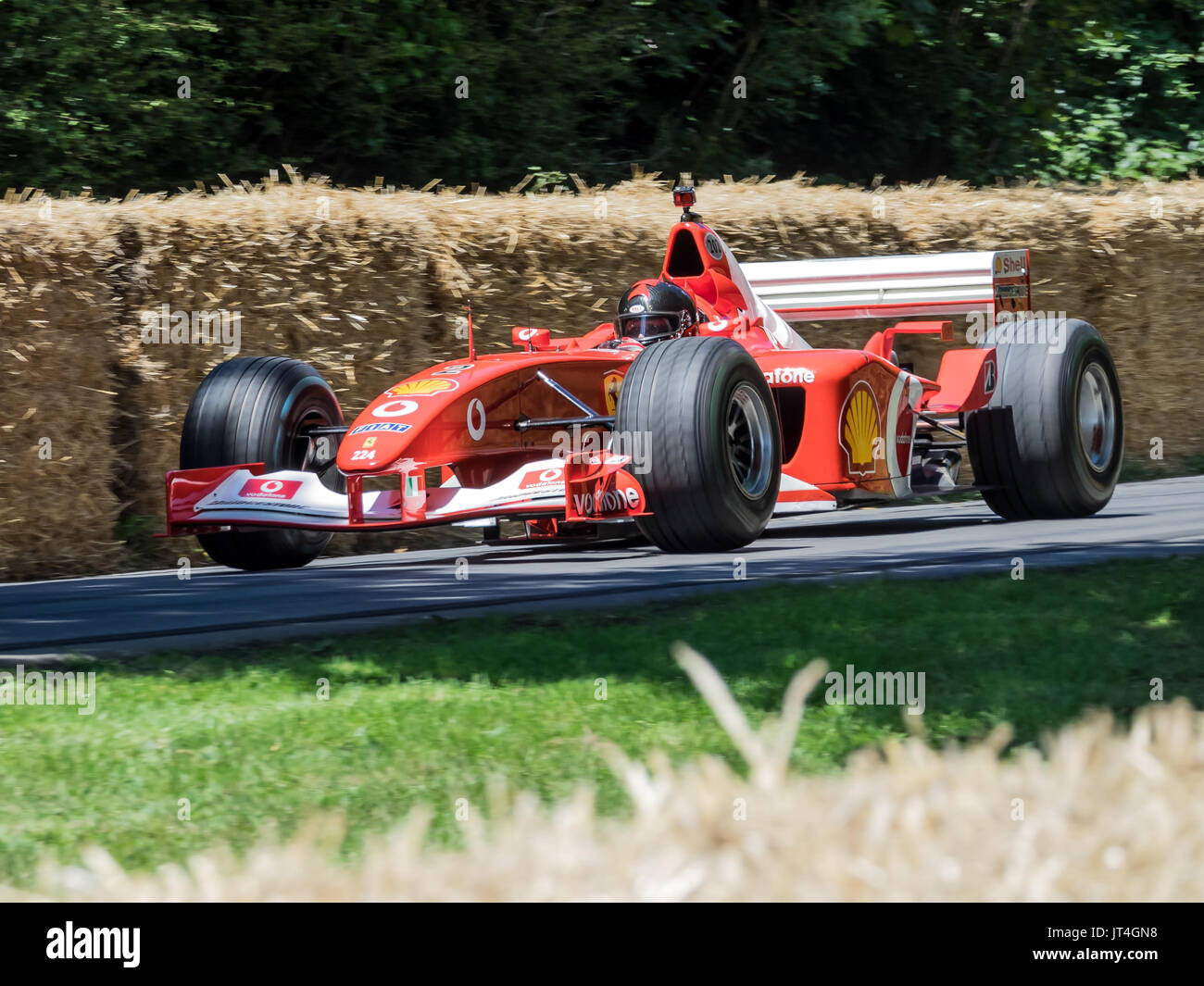 Ferrari F2002 at Goodwood festival of speed 2017 Stock Photo