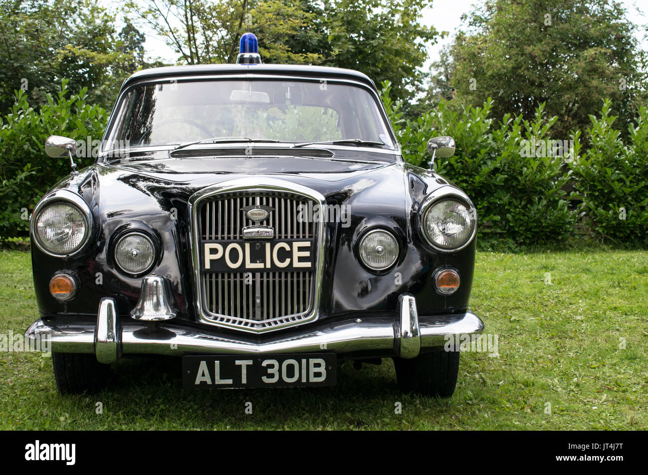 Wolseley Police Car Stock Photo