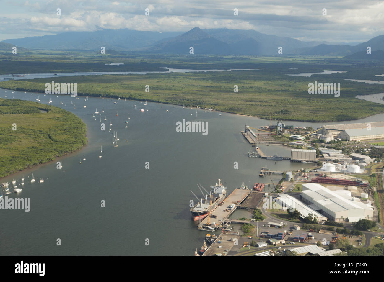 Cairns Trinity Inlet Stock Photo Alamy