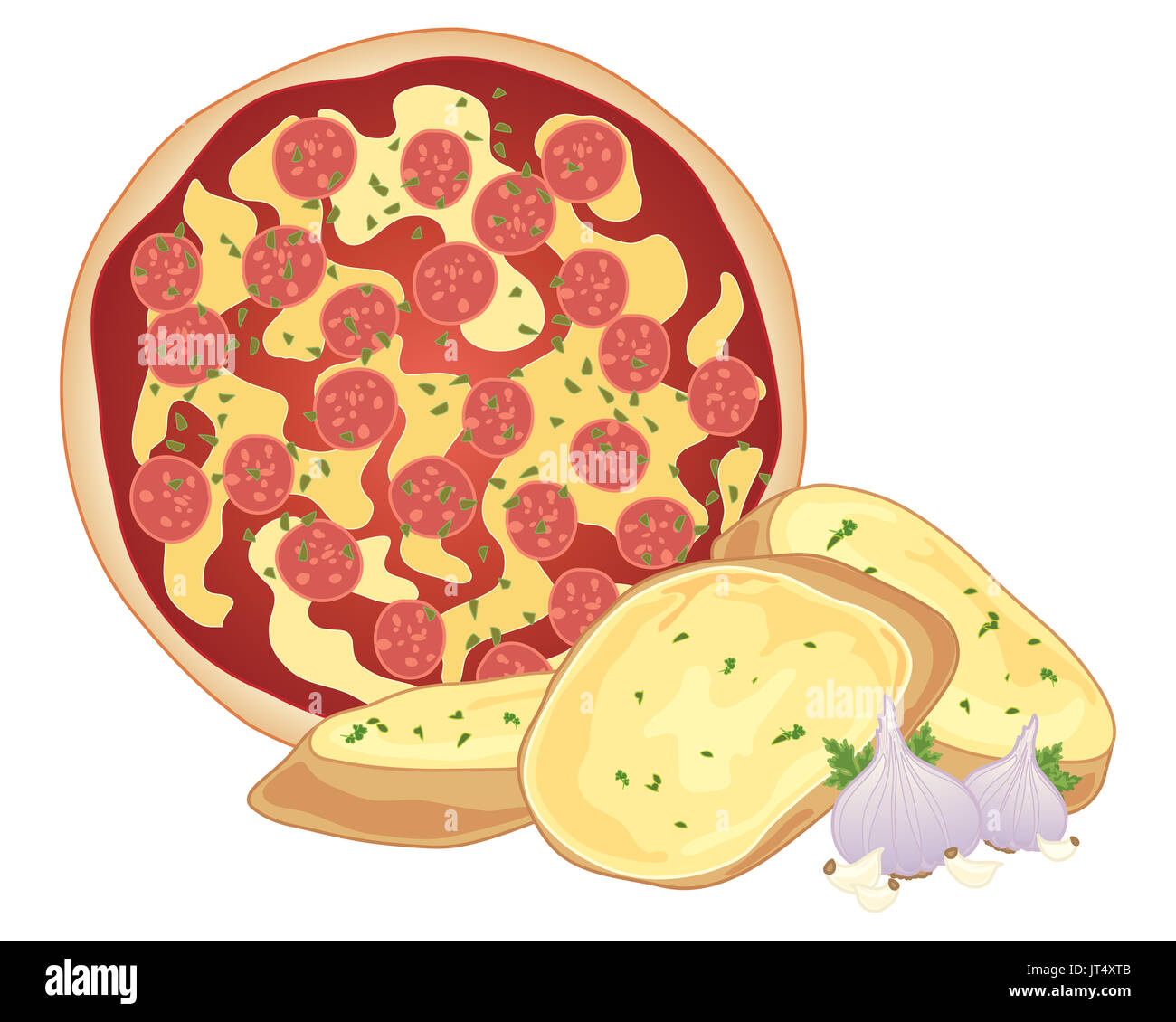 Cartoon Garlic Bread Clipart Mariianablog
