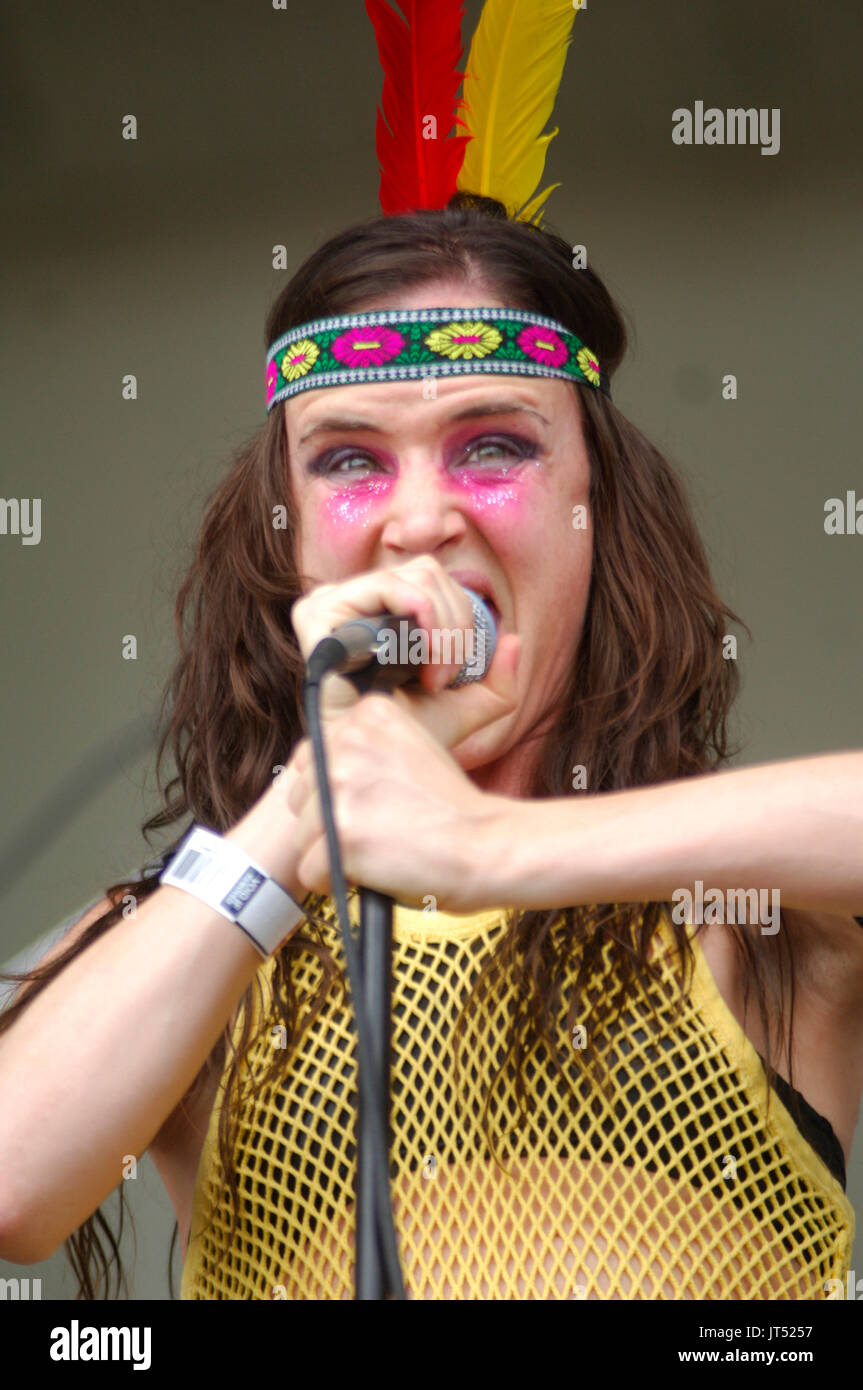 Juliette Lewis Juliette Licks performs 2007 Lollapalooza Chicago