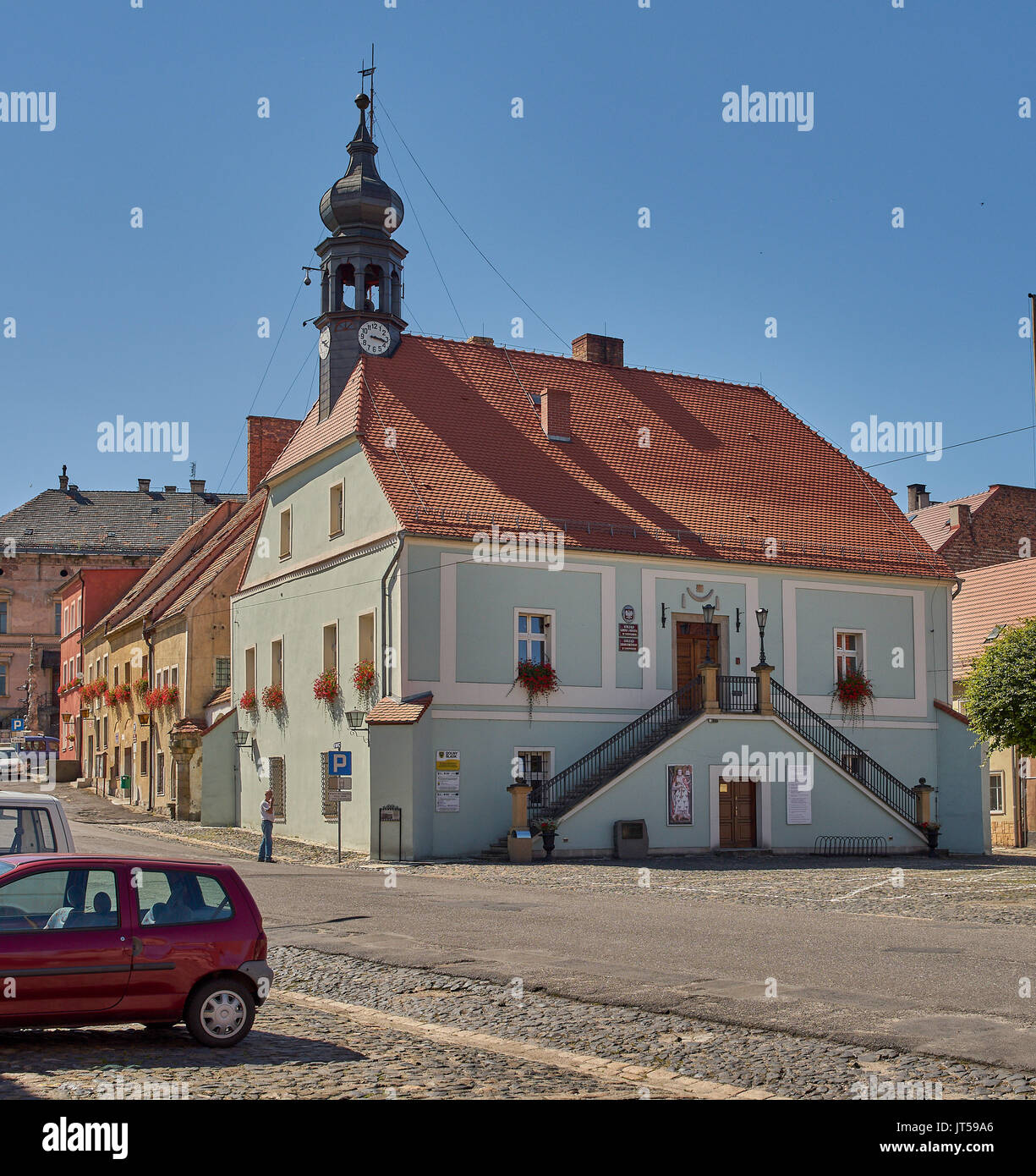 Lubomierz historical old little town Lower Silesia Poland Liebenthal