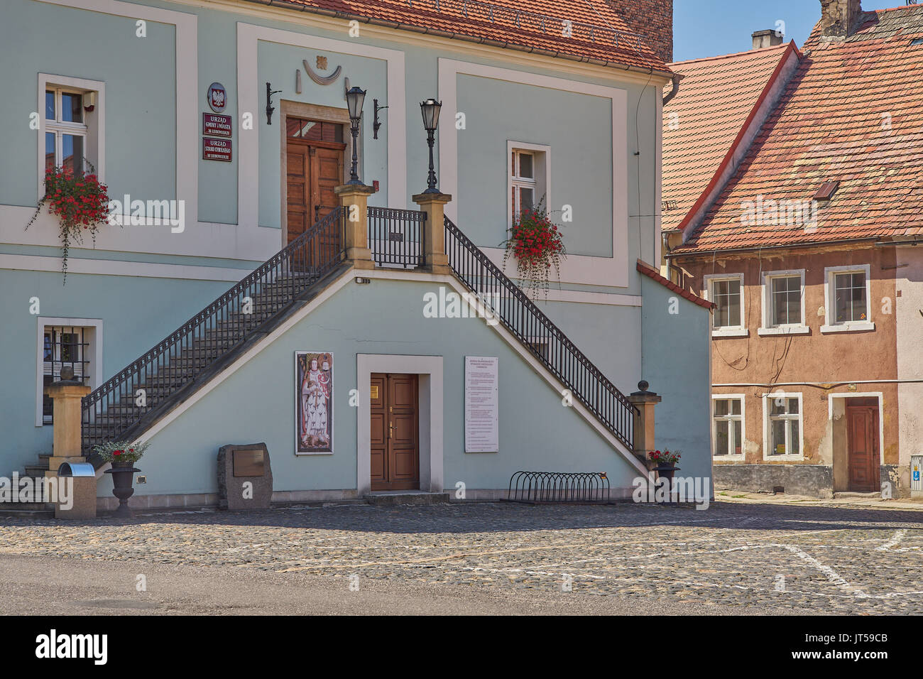 Lubomierz historical old little town Lower Silesia Poland Liebenthal ...