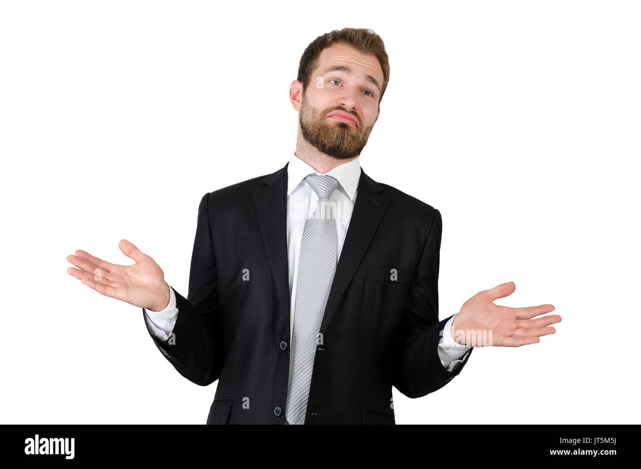 Shrugging pose hi-res stock photography and images - Alamy