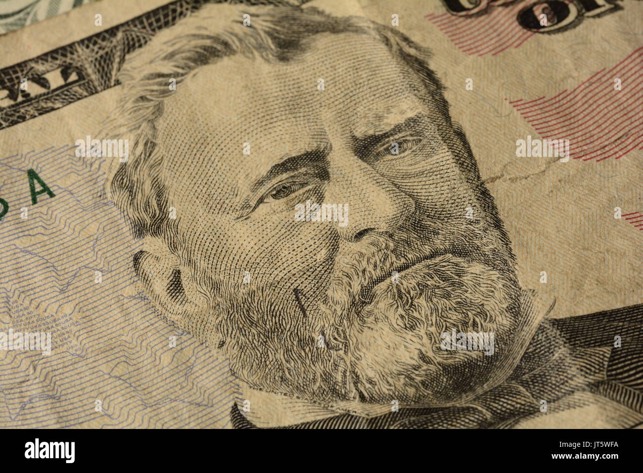 Note of american dollar money close up Stock Photo - Alamy