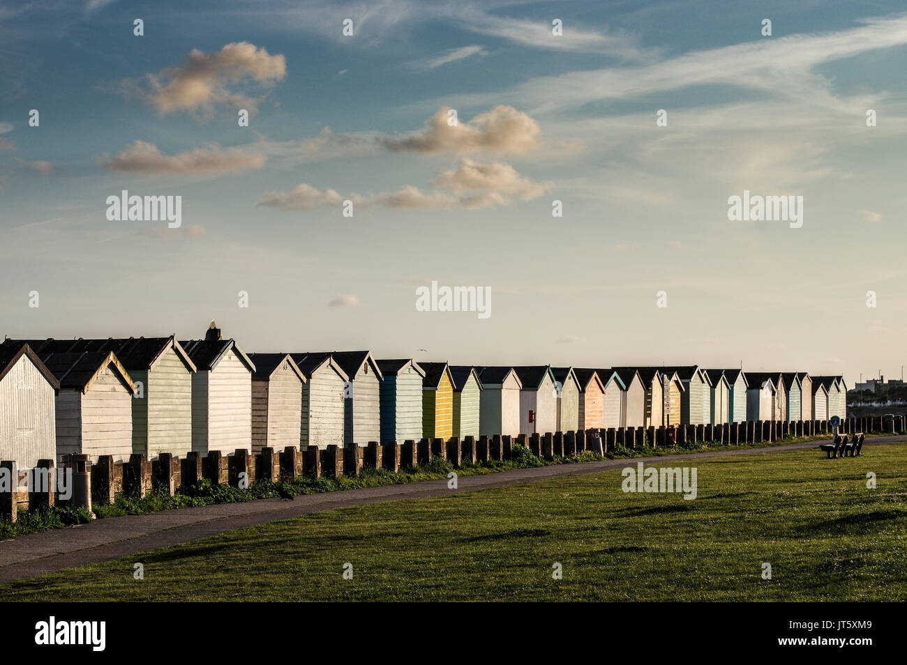 Pretty beach hut hires stock photography and images Alamy