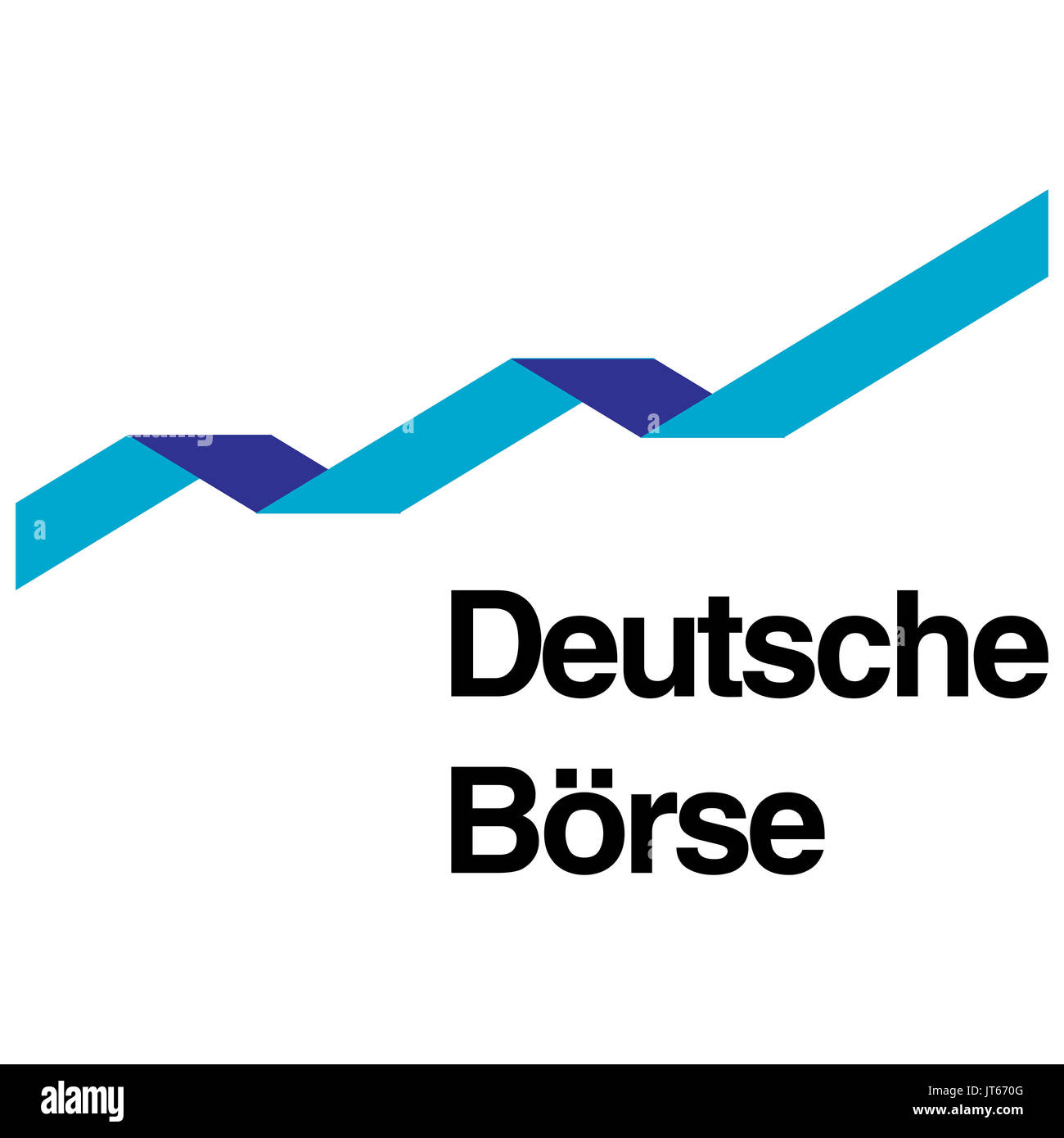 Deutsche Börse, company logo, DAX 30 companies Stock Photo