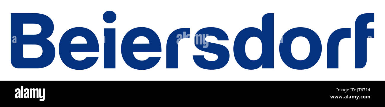 Beiersdorf, company logo, German consumer goods company, DAX 30 companies Stock Photo