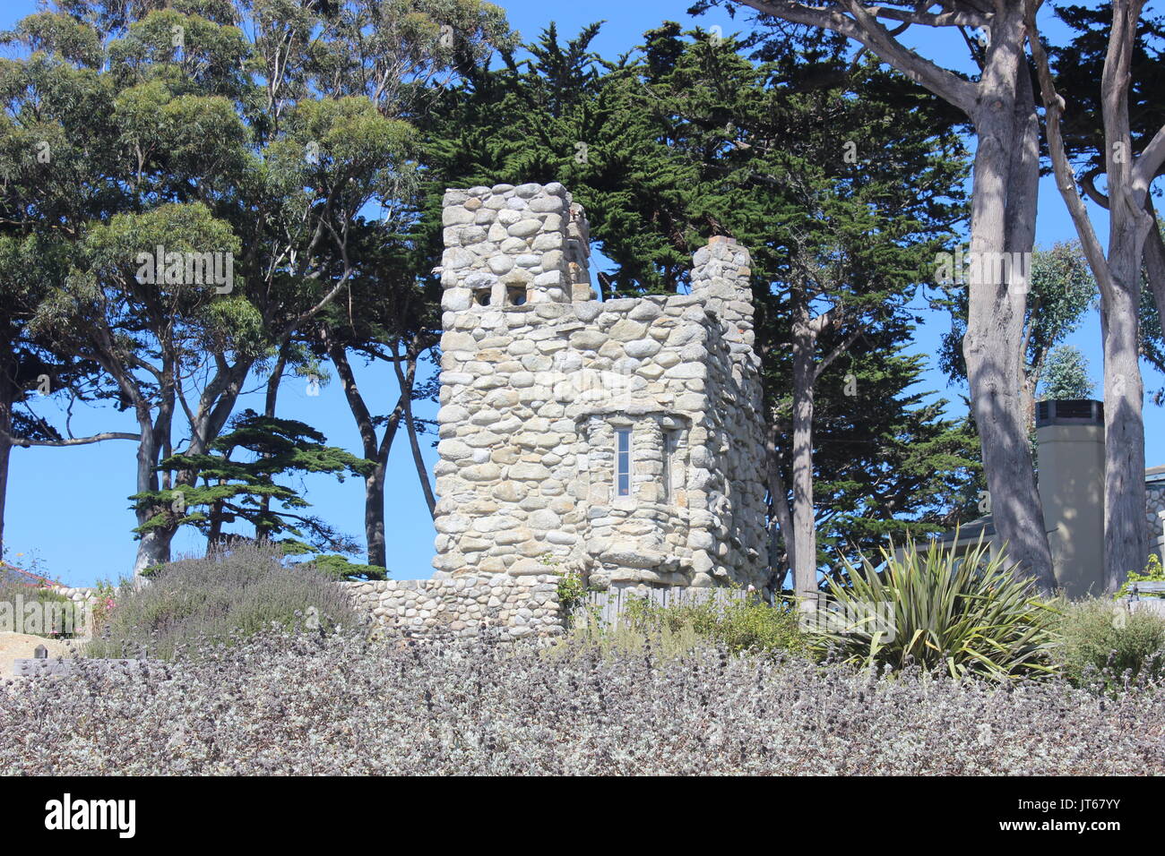 Hawk Tower, Tor House, Carmel bytheSea, California Stock Photo Alamy