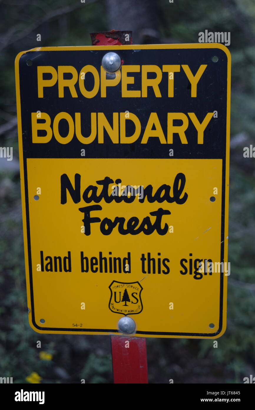 National forest service signs hires stock photography and images Alamy