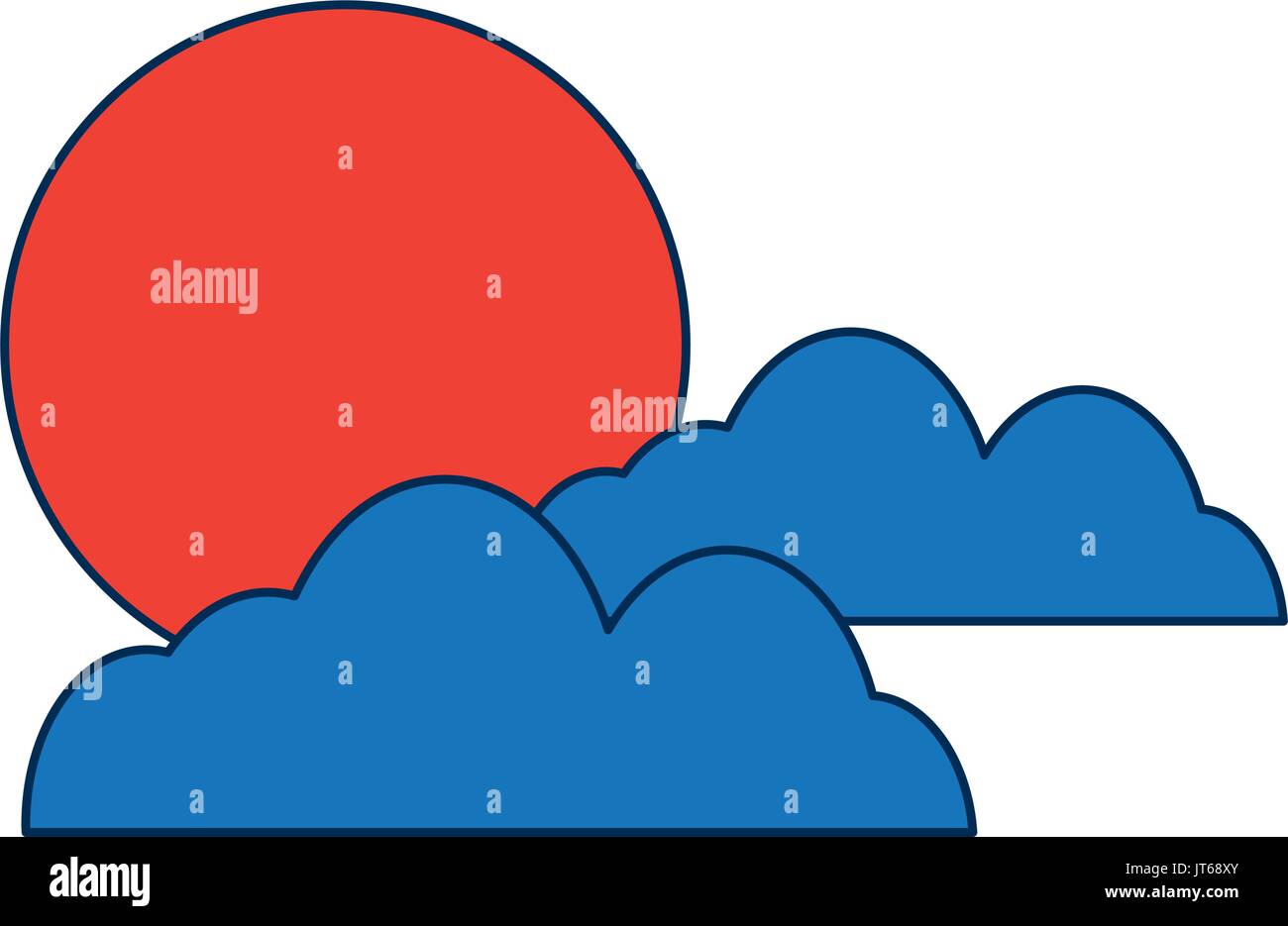 cloud weather sky climate image Stock Vector Image & Art - Alamy