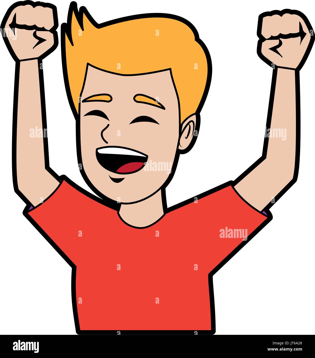 happy boy portrait smiling character Stock Vector Image & Art - Alamy