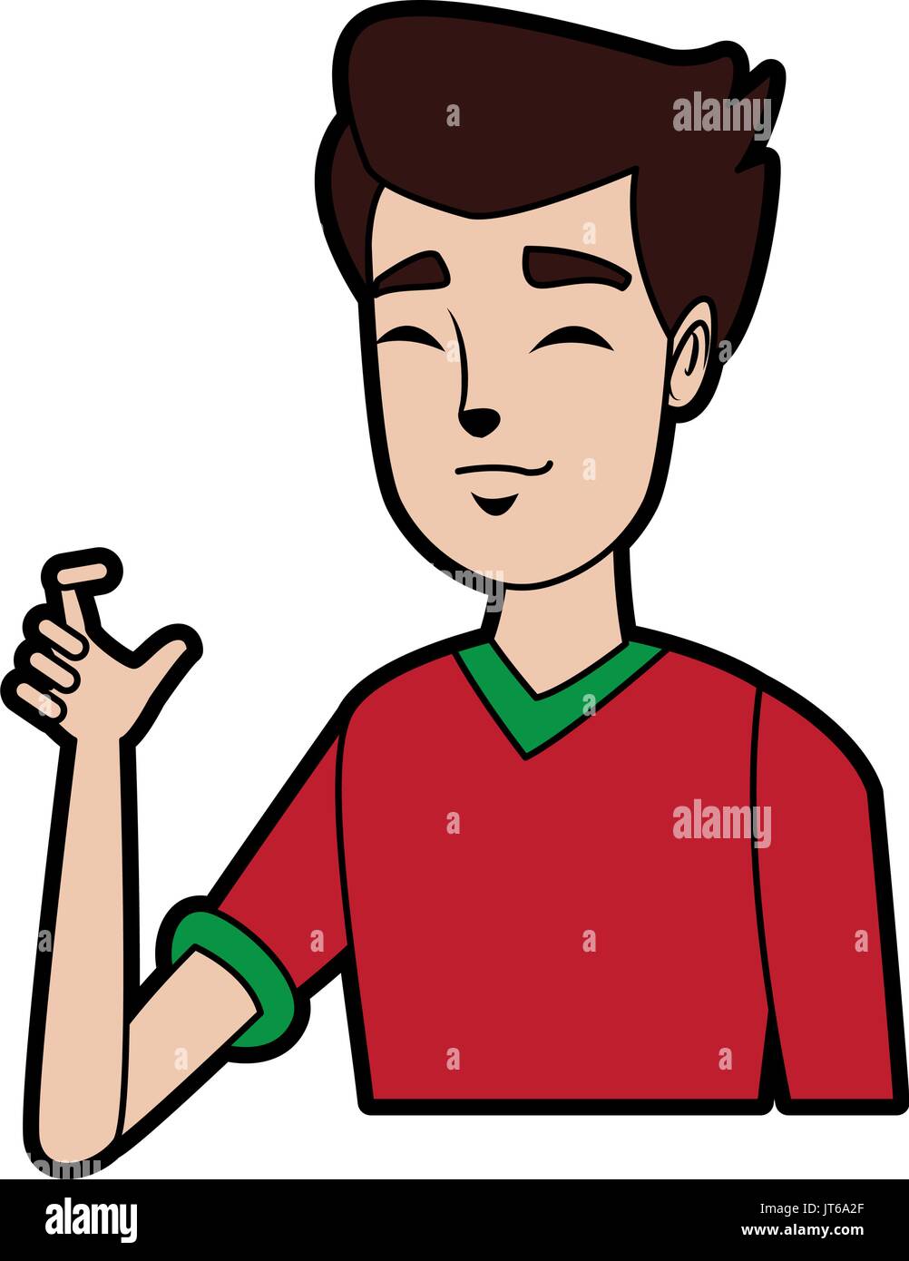happy boy portrait smiling character Stock Vector Image & Art - Alamy