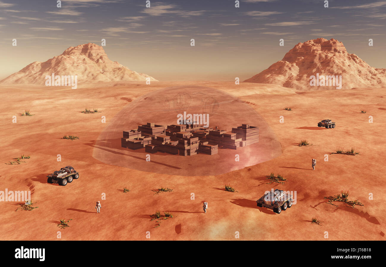 Terraforming Mars Stock Photo - Alamy