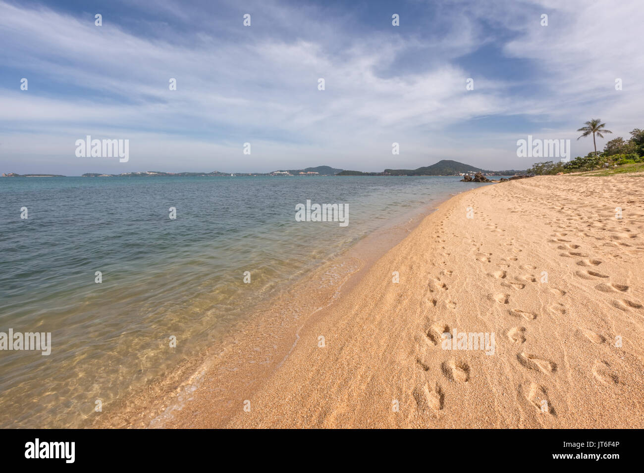 Maenam beach or Ao Menam, Hat Mae Nam, Koh Samui, Thailand Stock Photo