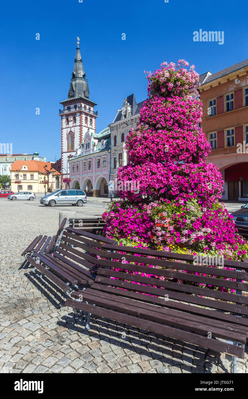 Chomutov Main square Czech Republic Stock Photo - Alamy