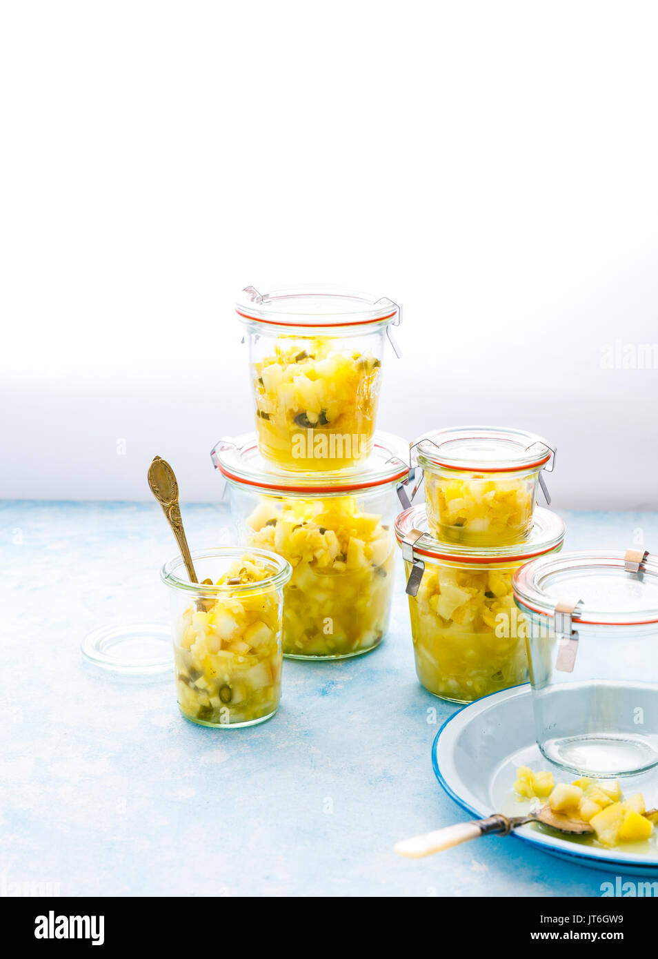 Instant Lemon Pickle made with Lemon, Ginger, Green Chillies and Salt