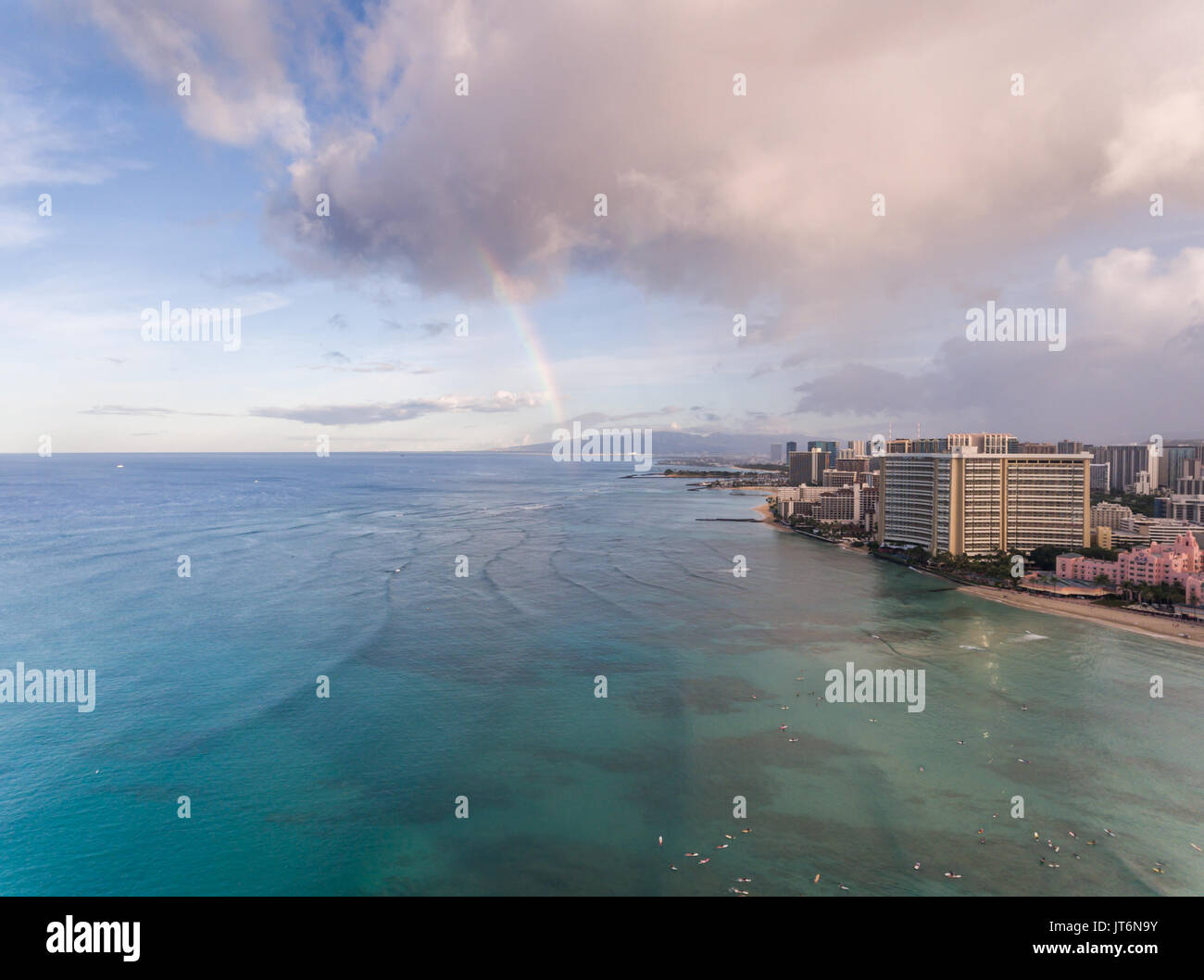 Beautiful panoramic aerial honolulu hi-res stock photography and images ...