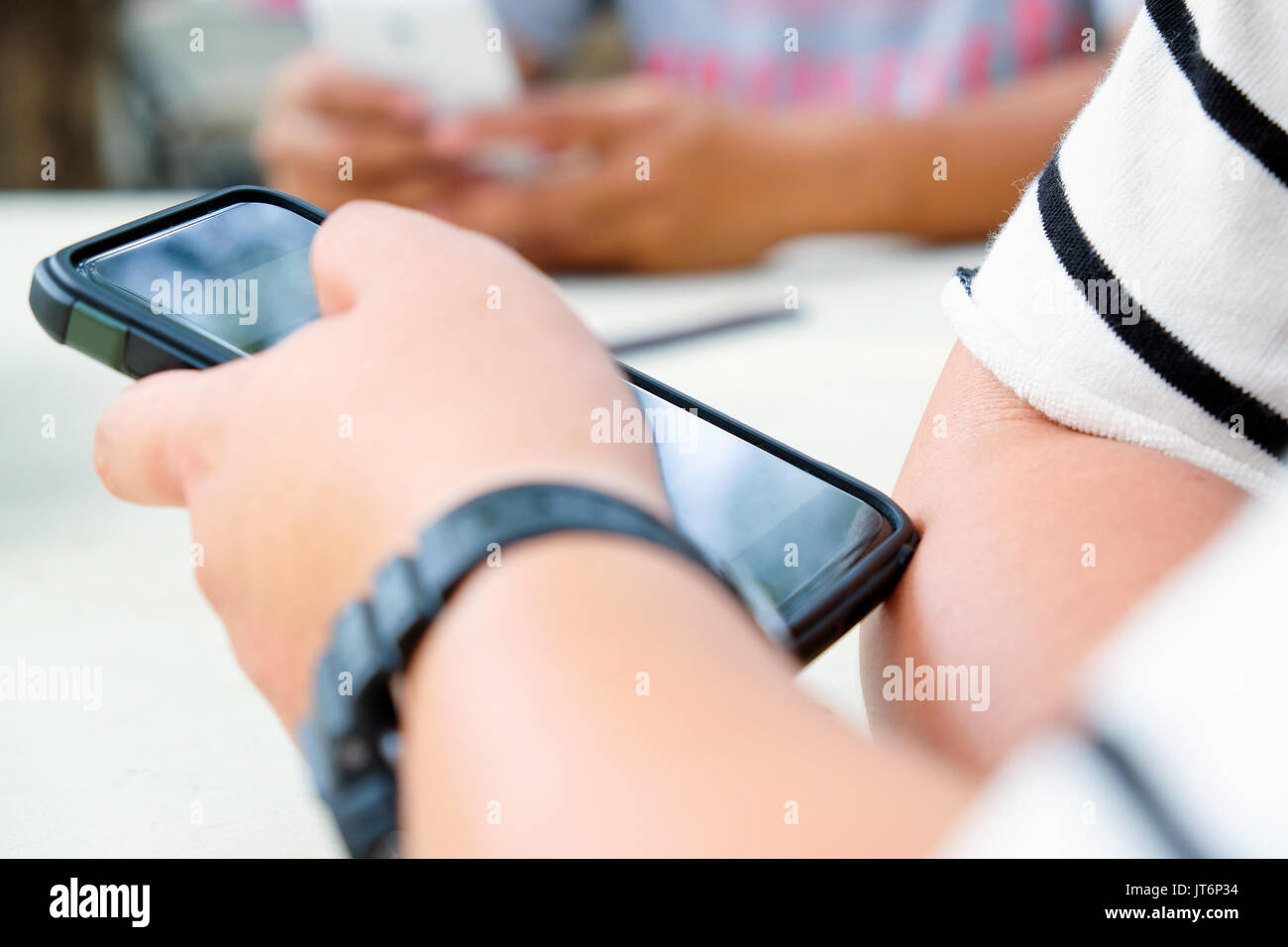 image of using smart phone background,Mobile devices Stock Photo - Alamy