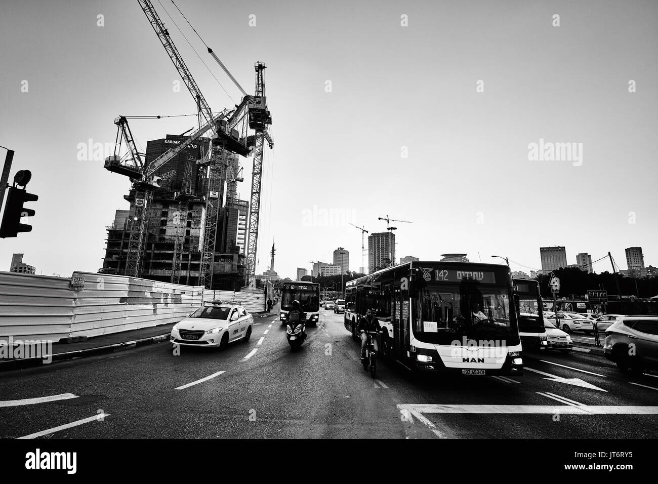 Super fast road at night Black and White Stock Photos & Images - Alamy