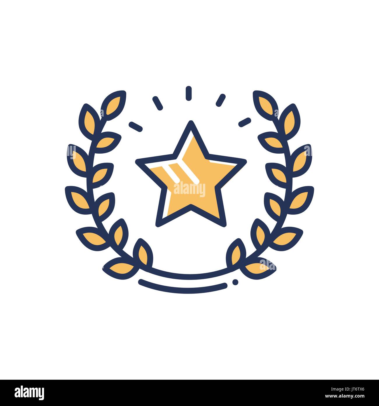 Guarantee - modern single vector line design icon. Stock Vector