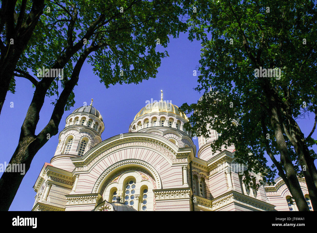 Latvia riga russian orthodox church hi-res stock photography and images ...