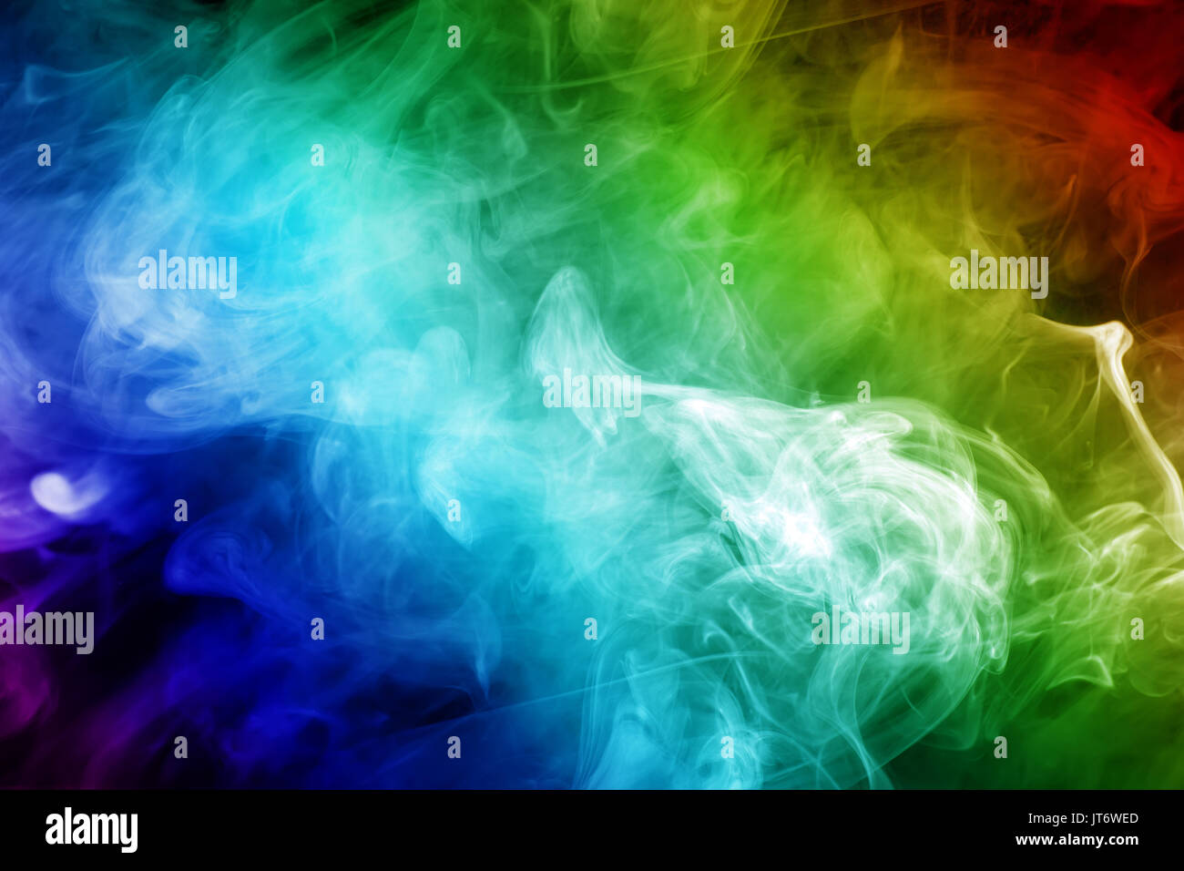 Rainbow colored smoke. Abstract background and texture Stock Photo - Alamy
