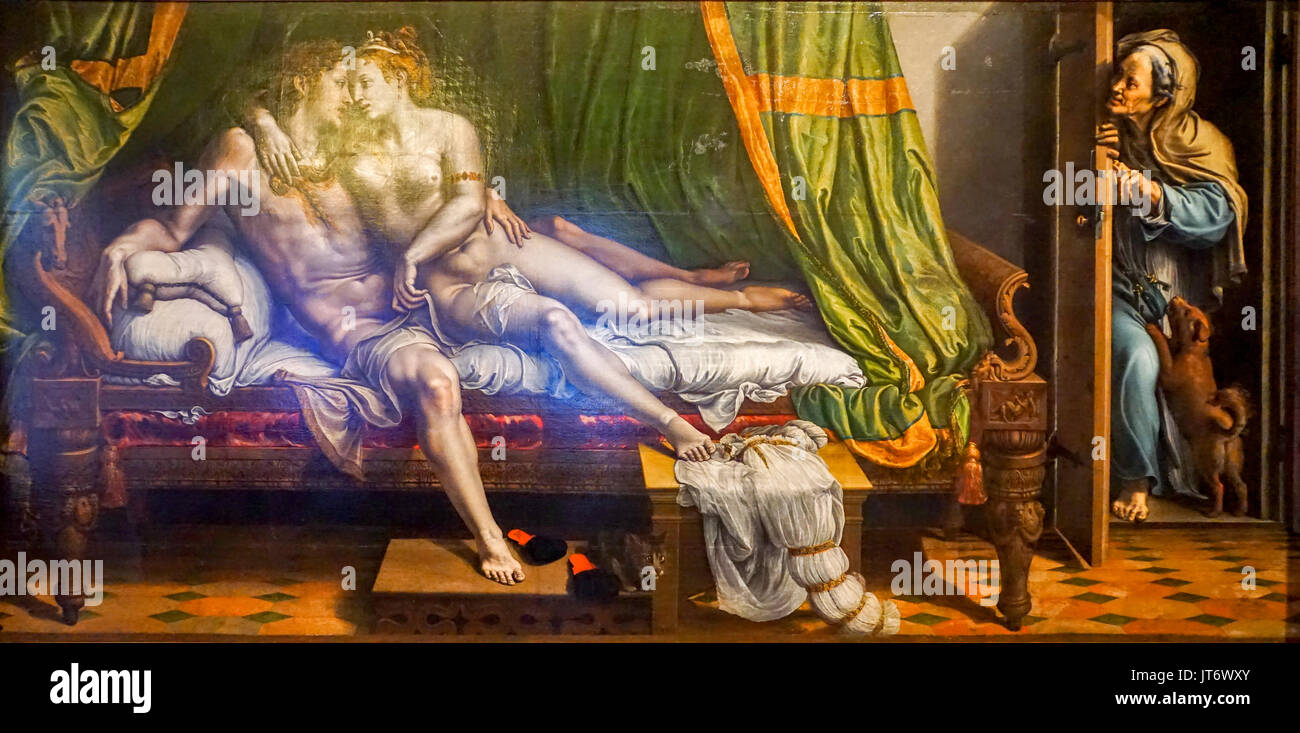 Two Lovers by Giulio Romano (c. 1525) at the State Hermitage