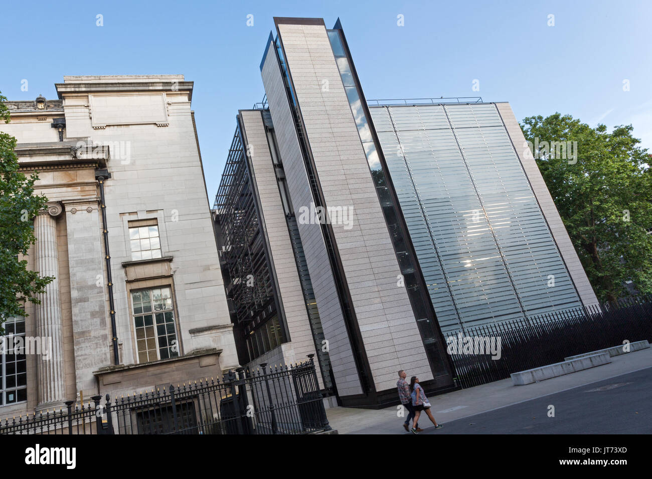 British Museum, World Conservation and Exhibitions Centre, Bloomsbury, London Stock Photo