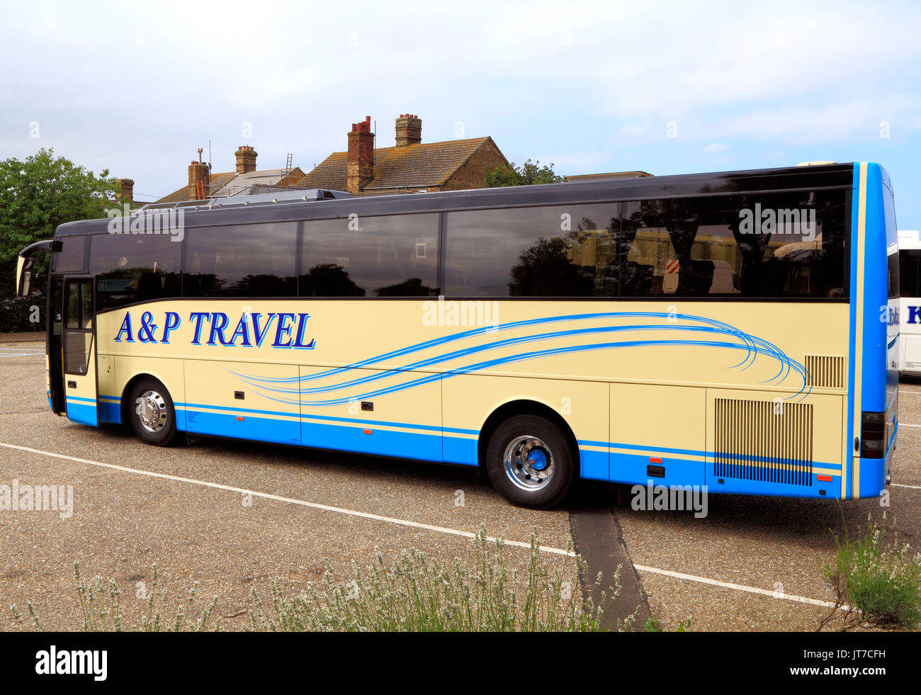 A & P Travel, coach company, coaches, companies, holidays, holiday, day trip, trips, transport, England, UK,  operator, operators, company, companies Stock Photo