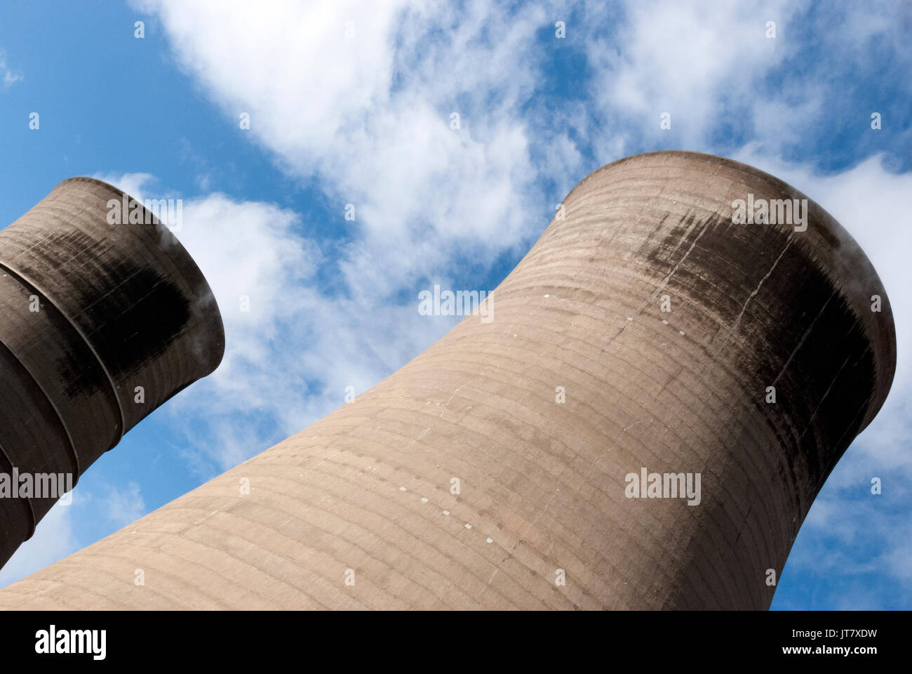 Cooling Towers, Hyperboloid Cooling Tower, Closeup of Cooling Towers